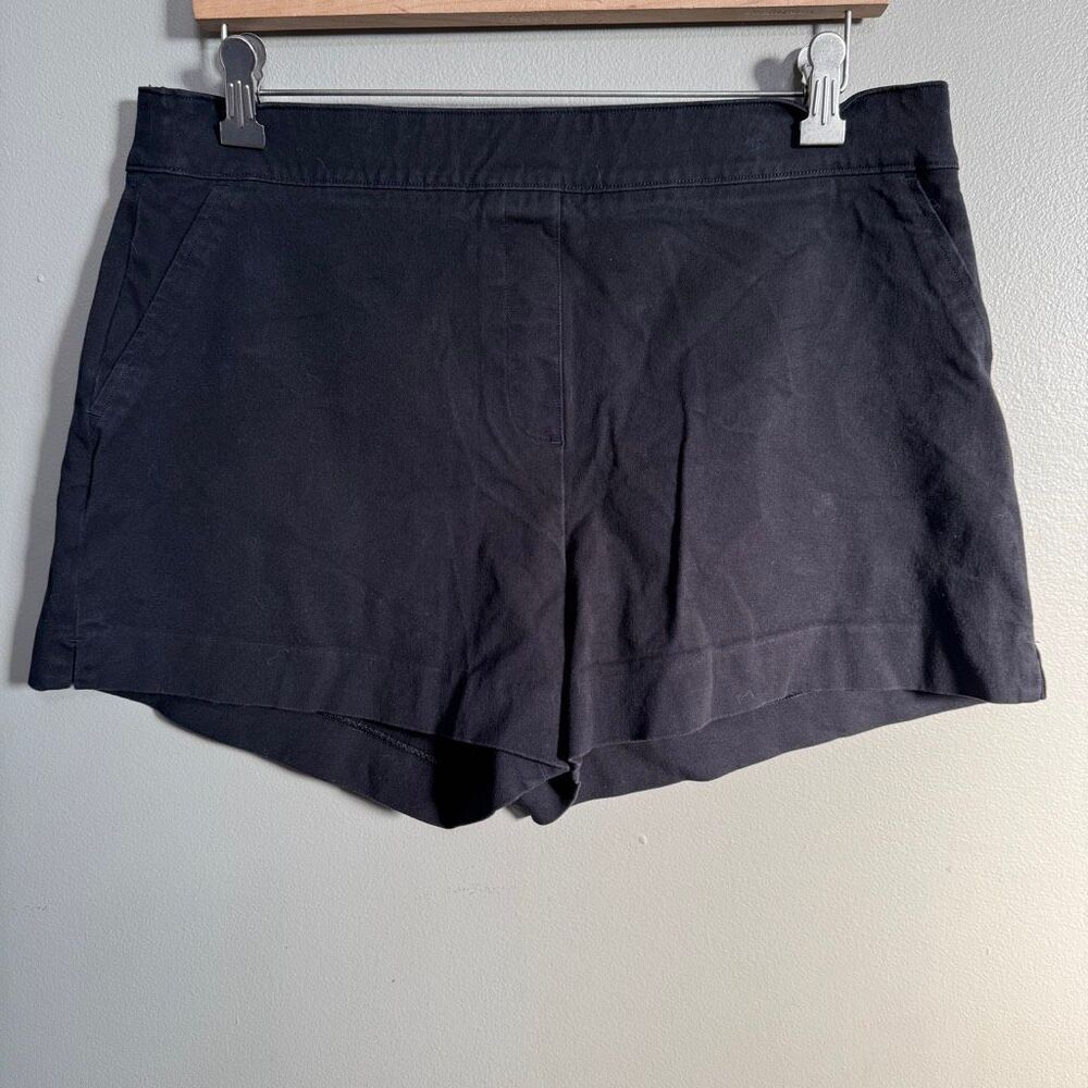 Spanx women’s Polished Stretch-Cotton Shorts black size XL